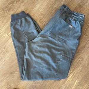WEAR FIGS graphite Zamora jogger high waisted scrub pant